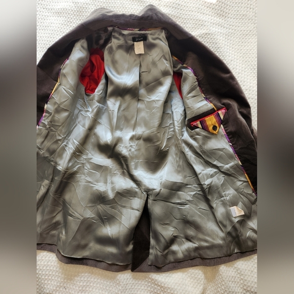 J.Crew Velvet Women's Blazer Size 0 - Picture 7 of 13